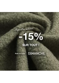 Prospectus Mondial Tissus VILLENAVE D'ORNON : Aujourd'hui seulement profitez de -15% sur toute notre e-boutique