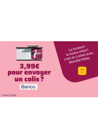 Prospectus Point Relais Mondial Relay - CHATEAUNEUF SUR SARTHE : Avec Mondial Relay, envoyez des colis directement à vos proches !