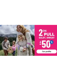 Prospectus La Halle USSEL RN 29 : 2ÈME PULL GILET, SWEAT A -50%