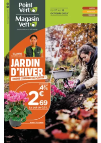 Prospectus Point Vert TONNAY BOUTONNE : JARDIN D'HIVER ENCORE LE MOMENT DE PLANTE !