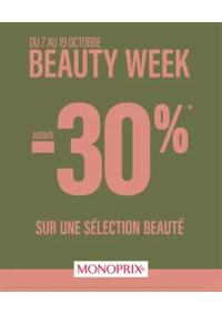 Prospectus Monoprix Besançon Vauban : BEAUTY WEEK