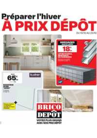 Prospectus Brico Dépôt SAINTES - SAINT GEORGES DES COTEAUX : Préparer l’hiver à prix dépôt !
