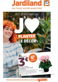 Prospectus Jardiland ECOLE VALENTIN : J'AIME PLANTER LE DÉCOR