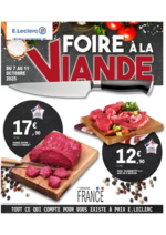 Prospectus E.Leclerc : FOIRE A LA VIANDE