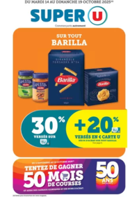 Prospectus Super U PARIS - AV. CLICHY : Quinzaine Commerçante