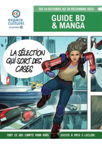 Prospectus Espace culturel E.Leclerc VAUDRY : E.Leclerc Espace Culturel GUIDE BD