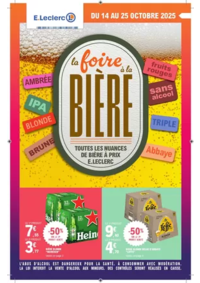 Prospectus E.Leclerc CLICHY : FOIRE A LA BIERE - MIXTE