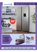 Prospectus E.Leclerc : ARTS MENAGERS OCTOBRE