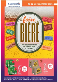 Prospectus E.Leclerc ROMILLY SUR SEINE : FOIRE A LA BIERE - MIXTE