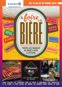 Prospectus E.Leclerc LAVAL : FOIRE A LA BIERE - MIXTE
