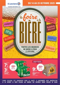 Prospectus E.Leclerc ANGERVILLE : FOIRE A LA BIERE - MIXTE