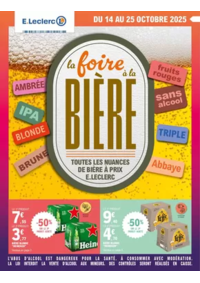 Prospectus E.Leclerc THIERS : FOIRE A LA BIERE - MIXTE