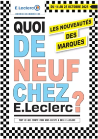 Prospectus E.Leclerc HIRSINGUE : OP INNOVATIONS OCTOBRE - 100% DIGITALE