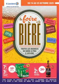 Prospectus E.Leclerc LE FOLGOET : FOIRE A LA BIERE - MIXTE