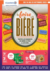 Prospectus E.Leclerc BIARS SUR CERE : FOIRE A LA BIERE - MIXTE