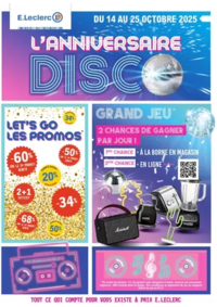 Prospectus E.Leclerc FIGEAC : ANNIVERSAIRE 2 - SUR DM21