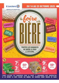 Prospectus E.Leclerc ST VINCENT DE TYROSSE : FOIRE A LA BIERE - MIXTE