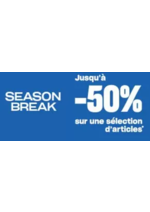 Promos et remises  : Season Break : Jusqu'à -50%