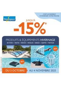 Prospectus Desjoyaux Piscines La Ville-du-Bois : Jusqu'à -15%