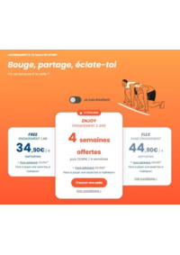 Prospectus L'Orange bleue Fitness Valdahon : Bouge, partage, éclate-toi