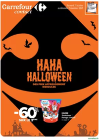 Prospectus Carrefour Contact Caudrot : HAHA HALLOWEEN