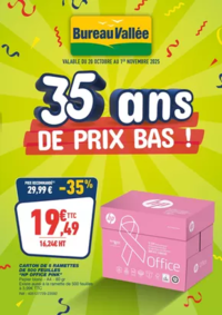 Prospectus Bureau Vallée - Albi : 35 ans DE PRIX BAS !