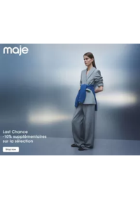 Prospectus Maje BORDEAUX : Last Chance