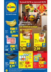 Prospectus Lidl : Les grands formats à prix mini chez Lidl avec la gamme XXL, ça vaut le coup !
