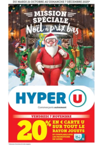 Prospectus Hyper U CHANTONNAY : Jouets