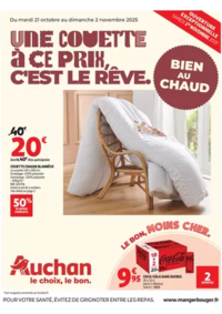 Prospectus Auchan MONTIVILLIERS : Bien au chaud : une couette à ce prix, c'est le rêve