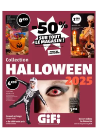Prospectus Gifi BALMA : Collection HALLOWEEN