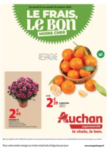 Prospectus Auchan Supermarché : Le frais, le bon moins cher