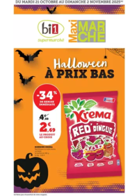 Prospectus Maximarché Sancey le long : HALLOWEEN À PRIX BAS