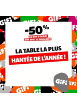 Prospectus Gifi : Pour un dîner en famille ou un goûter d’enfer avec les enfants, on a tout ce qu’il faut pour une déc