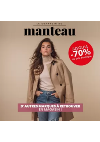 Prospectus Stokomani Échirolles : Dépêchez-vous ! Destockage de folie sur les manteaux "Le Comptoir du Manteau" au prix unique de seul