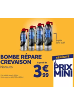 Promos et remises  : Bombe anti-crevaison, réparation pneu