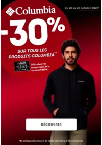 Prospectus Sport 2000 CLERMONT FERRAND : Offre réservée aux porteurs de la carte fidélité : du 20 au 26 octobre 2025, profitez de -30% sur to