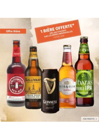 Prospectus Comptoir irlandais Clermont-Ferrand : Découvrez notre offre exclusive sur les bières : pour 20€ de bières achetées, recevez une bière offe