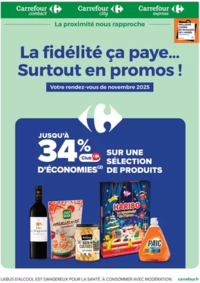 Prospectus Carrefour city PARIS 42 avenue de la Motte Picquet : LA FIDÉLITÉ ÇA PAYE...SURTOUT EN PROMOS !