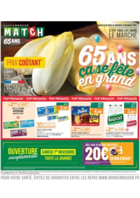 Prospectus Supermarchés Match Huningue : 65 ANS ça se fête en grand