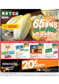 Prospectus Supermarchés Match Commercy Euville : 65 ANS ça se fête en grand
