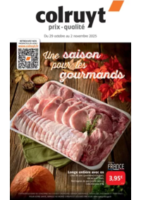 Prospectus Colruyt CHAUSSIN : Une saison pour les gourmands