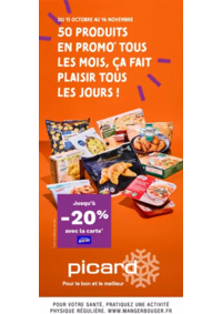 Prospectus Picard Biscarrosse : 50 produits en promo tous les mois, ça fait plaisir tous les jours !