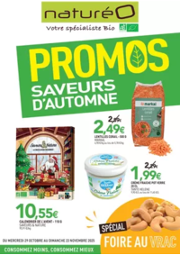 Prospectus NaturéO CORBEIL-ESSONES : PROMOS SAVEURS D'AUTOMNE