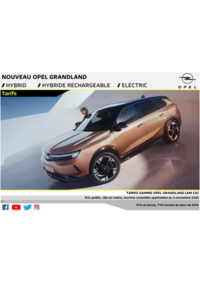 Prospectus Distributeur OPEL GARAGE NAULET FRERES SARL CHANTONNAY : Opel Nouveau Grandland