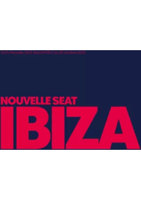 Prospectus Distributeur et Point Service SEAT WOIPPY : SEAT Nouvelle Ibiza