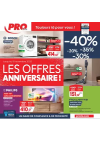 Prospectus Pro&Cie Marckolsheim : LES OFFRES ANNIVERSAIRE