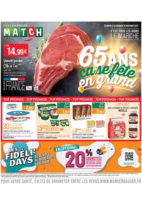 Prospectus Supermarchés Match Neufchâteau : 65 ANS ça se fête en grand
