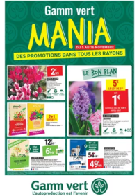 Prospectus Gamm vert CASTELNAUDARY : MANIA DES PROMOTIONS DANS TOUS LES RAYONS