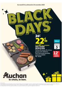 Prospectus Auchan ST GENIS LAVAL : Les Black Days c'est parti !